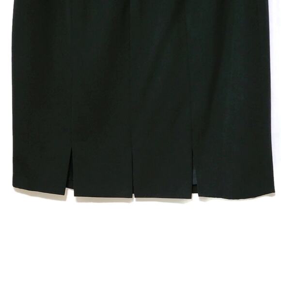 Escada Margaretha Ley Wool Pencil Midi Skirt Vintage Black EU 42 US 10 Tailored - Picture 7 of 15